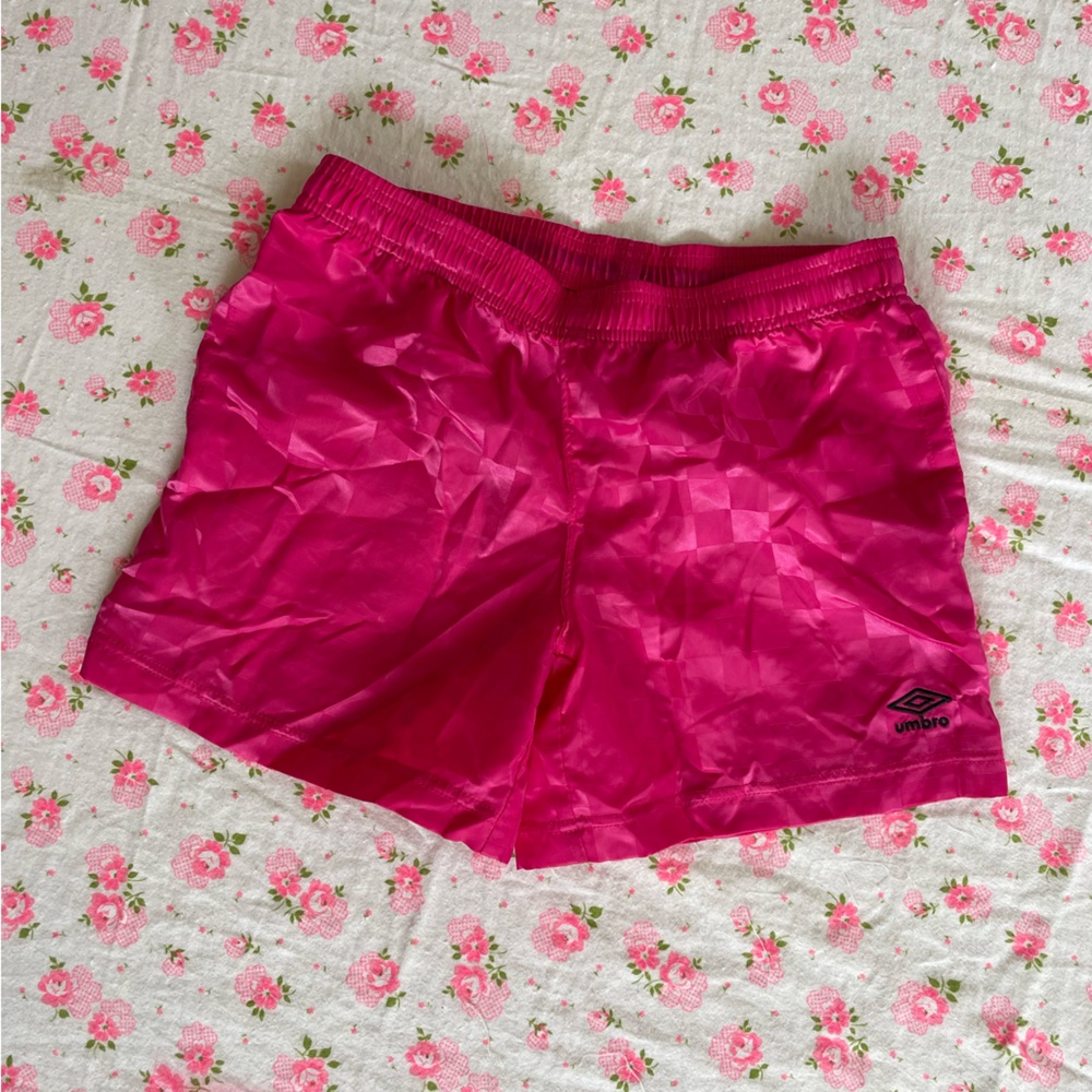 Pink sport shorts